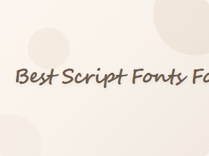 Elegant Script Fonts for Sophisticated Logo Designs